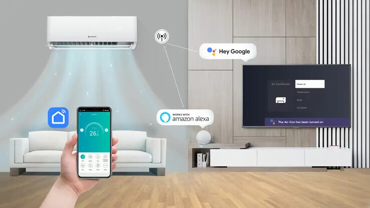 Intelligente Klimatisierung mit Hantech H-Pro durch Smart Home Integration (Bildquelle: Actec)