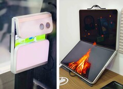 Samsung Display hat zur MWC eine ganze Reihe faltbarer Displays präsentiert. (Bildquelle: Alexander Fagot, Notebookcheck)