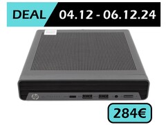 Der HP EliteDesk 805 G6 ist im Mini-PC-Deal für kurze Zeit für unter 300 Euro bestellbar (Bildquelle: RAM-Koenig)