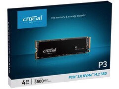 Amazon verkauft die Crucial P3 SSD mit 4TB Speicher für unter 200 Euro (Bild: Crucial)