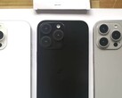 Drei der vier Farboptionen, die Apple für das iPhone 16 Pro und iPhone 16 Pro Max plant, sind in diesem Gruppenfoto versammelt. (Bildquelle: Sonny Dickson)