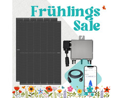 Balkonkraftwerk mit bifazialen Glas-Glas-Modulen und WLAN (Bild: Trina Solar, Deye, Ökostromhelden)