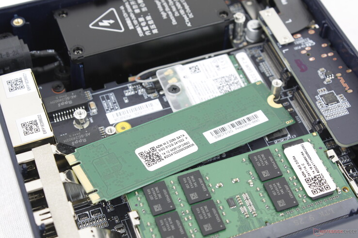 Unterstützt bis zu zwei M.2-SSDs