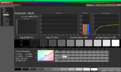 Graustufen nach Kalibrierung