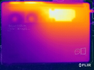 Oberflächentemperaturen Stresstest (Unterseite)