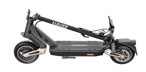 Der ST3 Pro lässt sich auch klappen (Bildquelle: Navee)