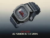 Casio G-Shock GM-5600 „Space Age“-Edition zeigt rote Grafik des Theme Building am Los Angeles International Airport (Bildquelle: C2H4)