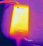 Temperaturen des Netzteils (Stresstest)