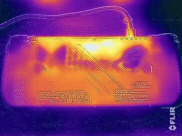 Oberflächentemperaturen Stresstest (Rückseite)