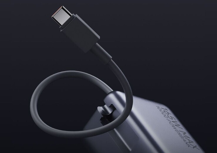 Ein USB Typ C-Kabel ist bereits integriert (Bildquelle: Xiaomi)