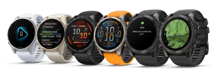 Varianten der Garmin Fenix 8 (Bildquelle: Garmin)