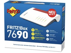 Mit der FritzBox 7690 ist ein schneller WLAN-Router mit WiFi 7 aktuell günstig im Angebot (Bildquelle: AVM)