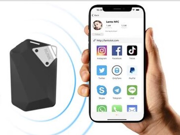 Als NFC-Visitenkarte ist das System nutzbar (Bildquelle: Runker)
