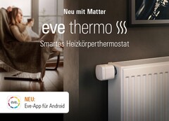 Das Eve Thermo gibt es nun auch mit Matter. (Bildquelle: Eve Systems)