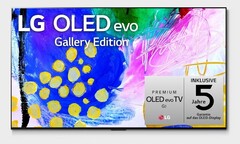 Der 65 Zoll große LG G2 OLED-TV wird ohne Standfuß ausgeliefert (Bildquelle: LG)