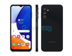 Das Samsung Galaxy A14 5G erhält etwas härtere Kanten, ansonsten aber kaum Design-Neuerungen. (Bild: Evan Blass / GadgetGang)