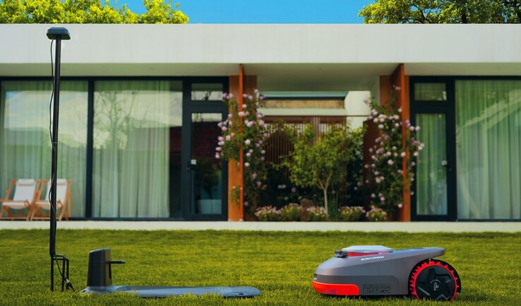 Eine Basisstation ist nötig (Bildquelle: Segway Naivomow)