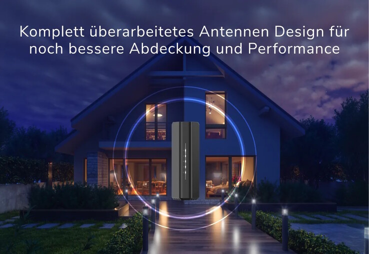 Beworben wird ein verbessertes Antennen-Design (Bildquelle: Netgear)