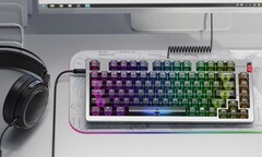 FiiO verbaut zwei Verstärker und zwei DACs in eine mechanische Tastatur. (Bild: FiiO)