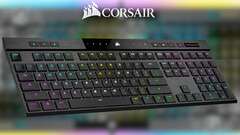 Corsair K100 Air: Schicke ultradünne und kabellose Tastatur mit flachen Cherry MX Ultra Low Profile Tastern.