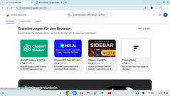 Der Chrome Webstore hält Browsererweiterungen bereit.