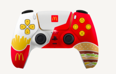 Sony war offenbar nicht besonders glücklich damit, dieses Design auf einem PS5-Controller zu sehen. (Bild: McDonald's Australien)
