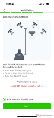 GPS-Signal suchen