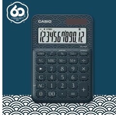 Das blaue Modell MS-20UC-J „Seigaiha“ ist mit einem traditionellen Wellenmuster versehen, das für Ruhe und Kontinuität steht. (Bildquelle: Casio)