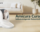 Die selbstreinigende Katzentoilette Amicura Cura 2 ist aktuell im Angebot. (Bildquelle: Amicura)