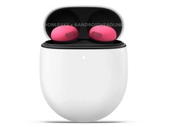 Die Google Pixel Buds Pro 2 werden wahlweise auch in Hot Pink angeboten. (Bildquelle: @OnLeaks / Android Headlines)