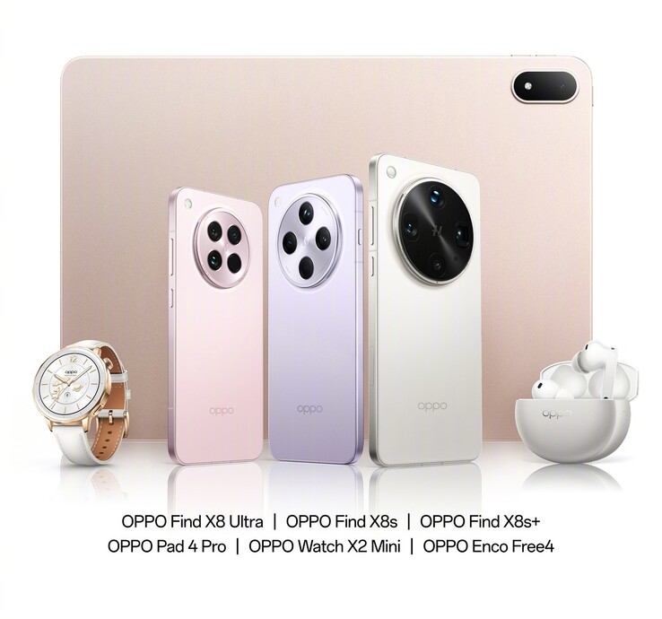 Alle neuen Oppo-Produkte, die am 10. April offiziell vorgestellt werden - zumindest mal in China.