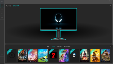 Alienware Kommandozentrale: Spielothek