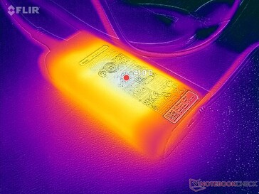 Der AC-Adapter kann beim Spielen eine Temperatur von über 41 °C erreichen