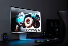 Der Samsung Odyssey 3D soll 3D-Inhalte ganz ohne Brille darstellen können. (Bildquelle: Samsung)