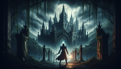 Laut dem Gaming-Journalisten Daniel Camilo soll 2025 ein neuer AAA-Ableger der Castlevania-Reihe angekündigt werden. (Bildquelle: DallE 3)