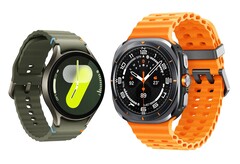 Die Samsung Galaxy Watch Ultra wird offenbar auch mit einem Sportarmband in Orange angeboten. (Bild: Evan Blass)