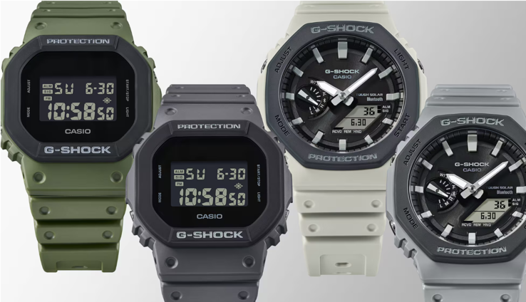 Die komplette Casio G-Shock Urban Utility Serie im Überblick. (Bildquelle: Casio)