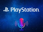 Banner mit PlayStation-Logo und Podcast-Symbol.