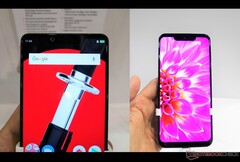 Das Sharp D10 links und das unveröffentlichte Sharp 801SH auf der IFA 2018.