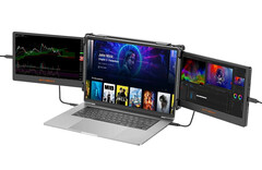 Den tragbaren Dual-Screen-Monitor GTMedia Mate X gibt es aktuell bei Geekbuying im Angebot. (Bildquelle: Geekbuying)