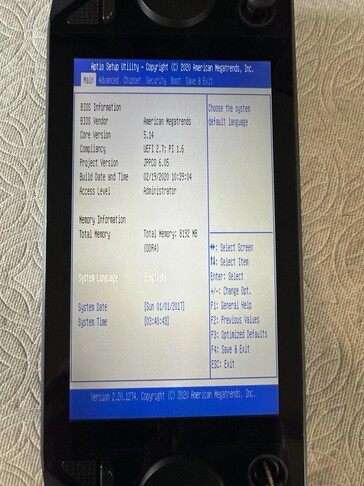 Ein Blick ins Bio des Steam Deck Protoypen (Bildquelle: eBay / Storm_City_Retro)