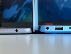 MacBook Air 13 M3 (links) vs. Surface Laptop 13 (rechts)