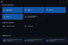 Dell Optimizer Startbildschirm