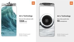 Xiaomi nutzt die Zeit bis zum 25. Oktober intensiv zum Teasern des Mi Mix 3 Sliderhandys.