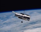 Hubble-Weltraumteleskop in der Erdumlaufbahn (Bildquelle: NASA; zugeschnitten)