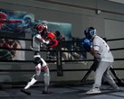 In rund einem Monat wird Unitree unter dem Namen „Unitree Iron Fist King: Awakening“ einen Boxkampf zwischen zwei humanoiden Robotern veranstalten. (Bildquelle: Unitree via X)