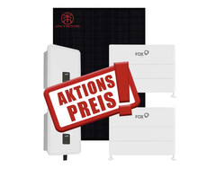 Solaranlage mit Hybrid-Wechselrichter und Solarspeicher (Bild: FoxEss, Jolywood, Handelsberg)