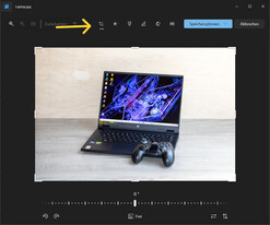 Sechs Schaltflächen erlauben Zugriff auf die verschiedenen Funktionen des Programms.