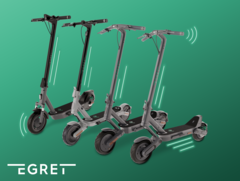 Egret launcht die neue Ey! E-Scooter-Serie &quot;powered by YADEA&quot;. (Bild: Egret)