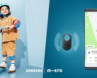 Samsung und Micro packen einen Galaxy SmartTag 2 in einen Kinder-Scooter. (Bildquelle: Samsung)